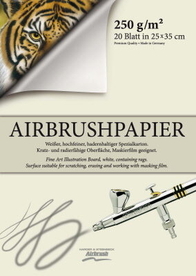 Airbrush papír 350 x 250 mm - prémium minőség
