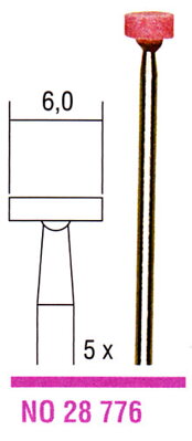 Brúsne kotúče z ušľachtilého korundu 6,0mm - disk