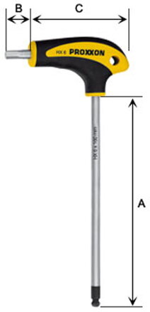 "L" skrutkovač 6-hran 3mm