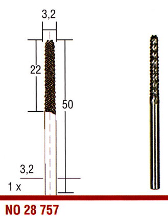 Frézovacia rašpľa 3,2mm