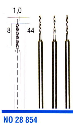 HSS vrtáky 1,0mm