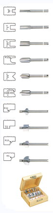 Sada profilových fréz 10 dielna