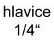 Hlavice 1/4"