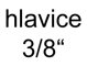 Hlavice 3/8"