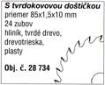 Rezací kotúč s tvrdokovovou doštičkou 80 x 1,5 x 10mm - 24 zubov