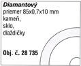 Diamantový kotúč 85 x 0,7 x 10mm