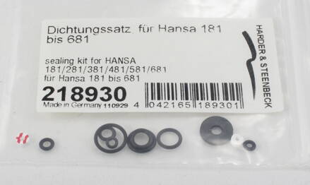 Tömítés szett a HANSA 181/281/381/481/581/681 modellekhez