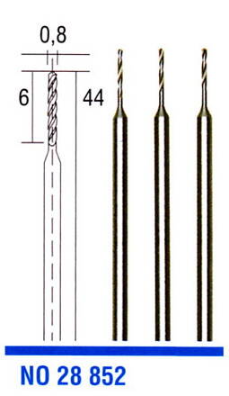 HSS vrtáky 0,8mm